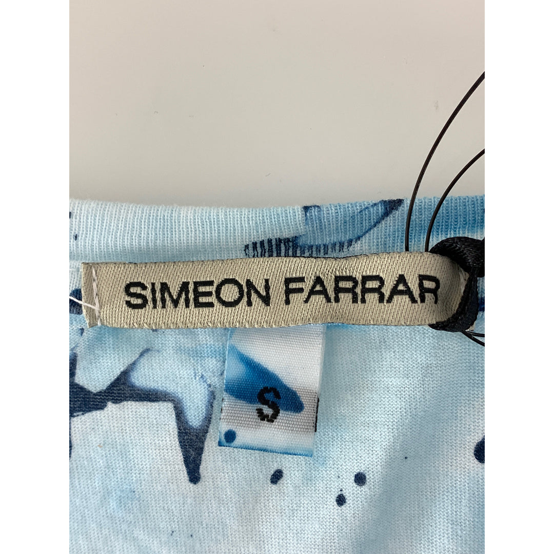 SIMEON FARRAR/T-Shirt/Blue/Cotton/All Over Print/ – 2nd STREET USA