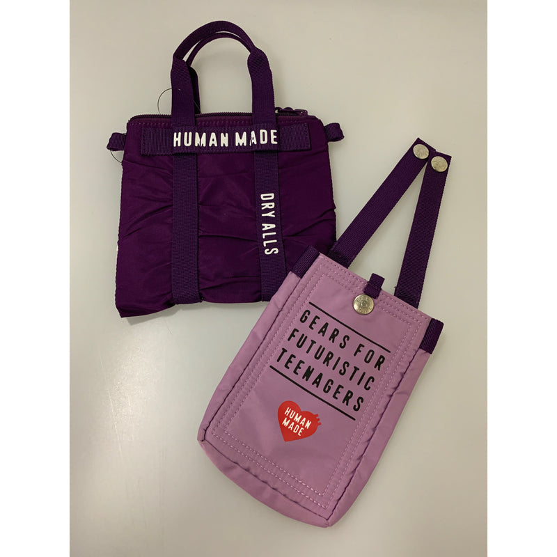 HUMAN MADE/Cross Body Bag/Purple/Nylon/