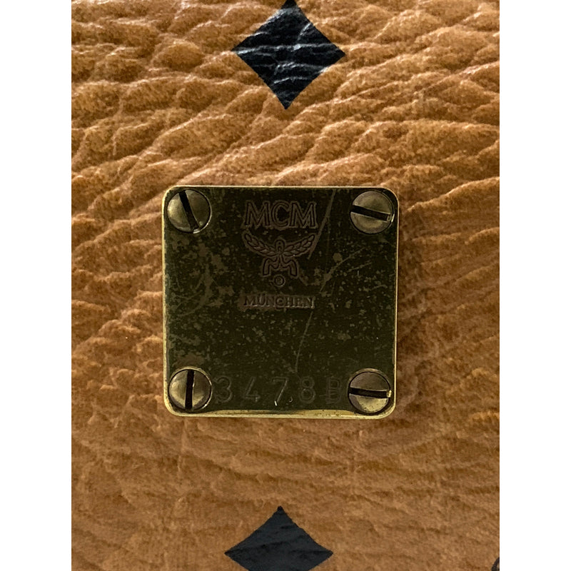 MCM/Cross Body Bag/Camel/Leather/All Over Print/3478B