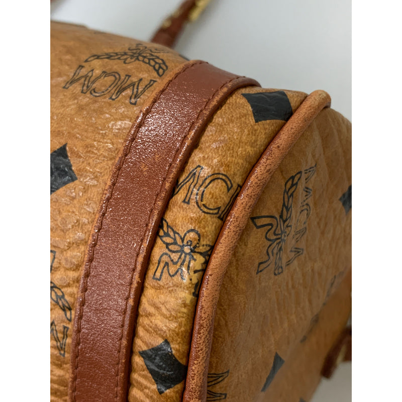 MCM/Cross Body Bag/Camel/Leather/All Over Print/3478B