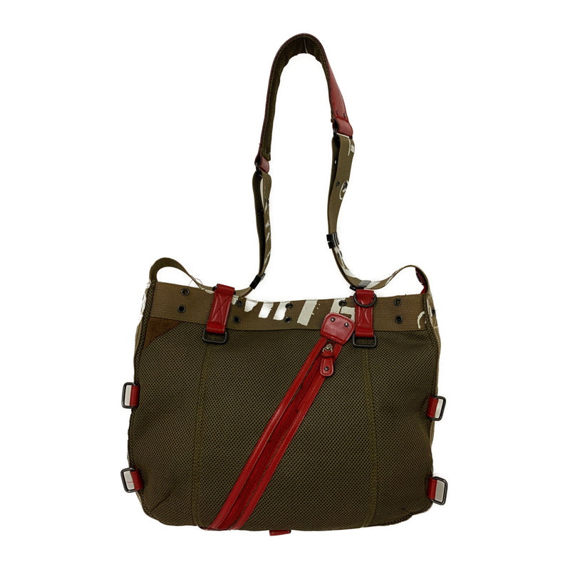 TOUGH jeansmith/Cross Body Bag/Khaki/Cotton/6243 899