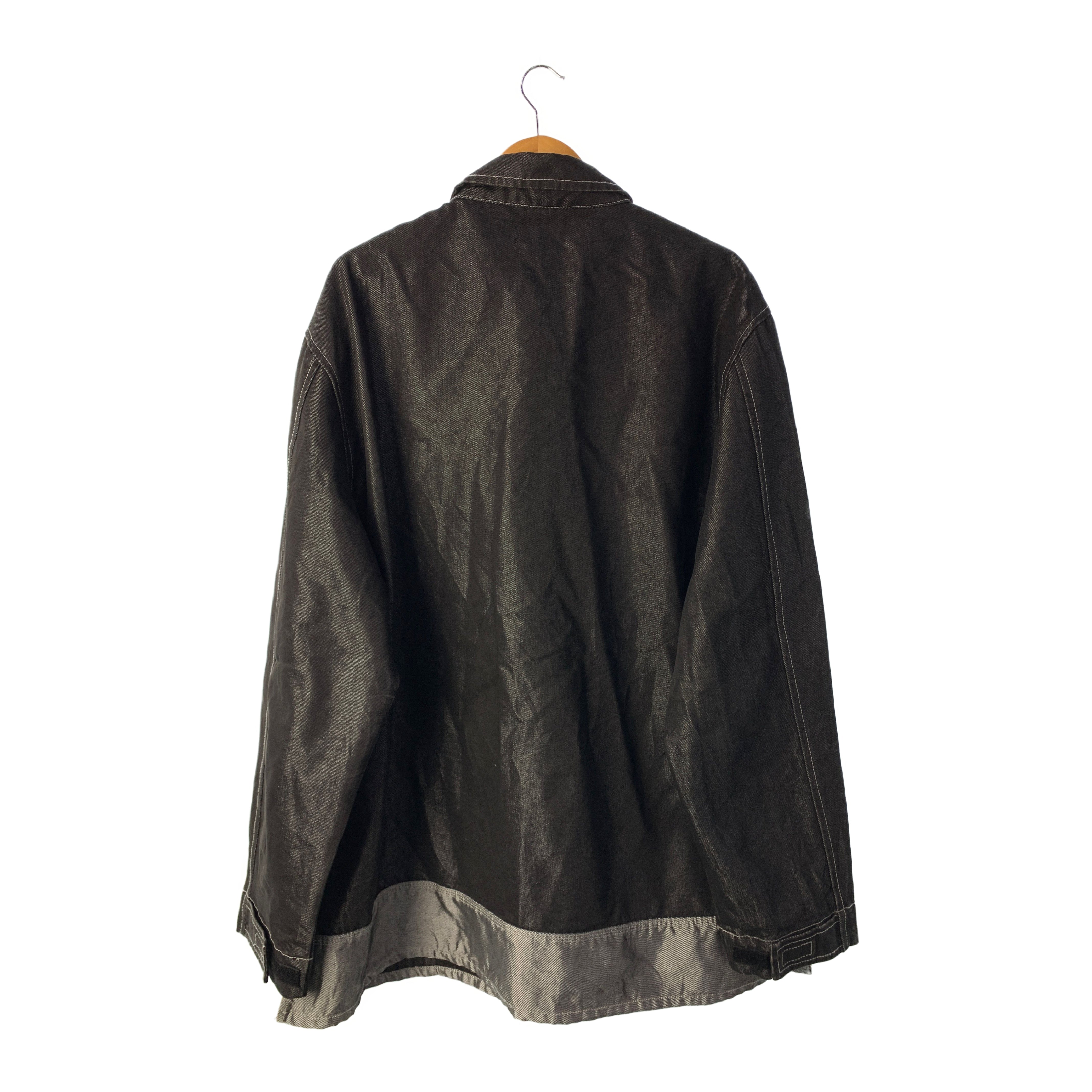 MARITHE FRANCOIS GIRBAUD/Denim Jkt/XXL/Black/Cotton/ view 2