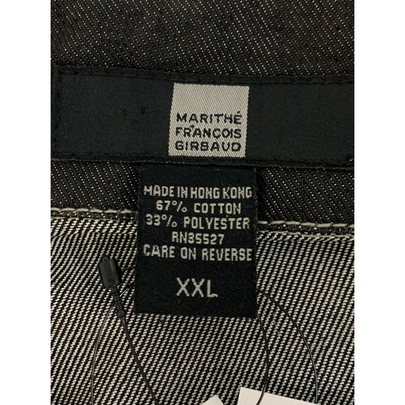 MARITHE FRANCOIS GIRBAUD/Denim Jkt/XXL/Black/Cotton/