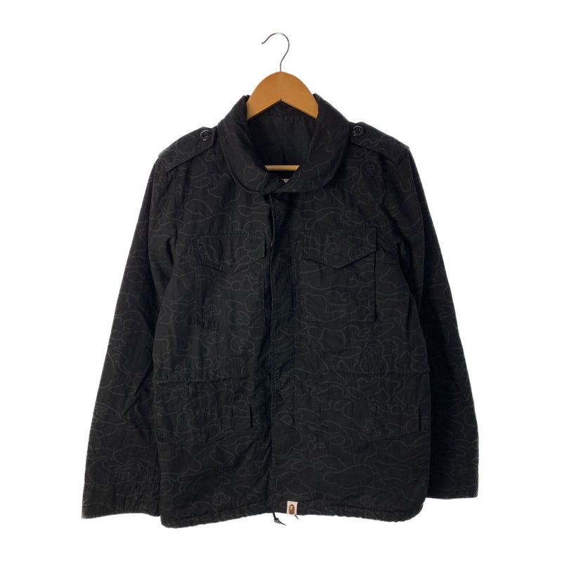 BAPE/Jacket/M/Black/Cotton/All Over Print/