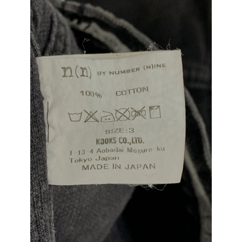 n(n) BY NUMBER (N)INE/Jacket/3/Black/Corduroy/