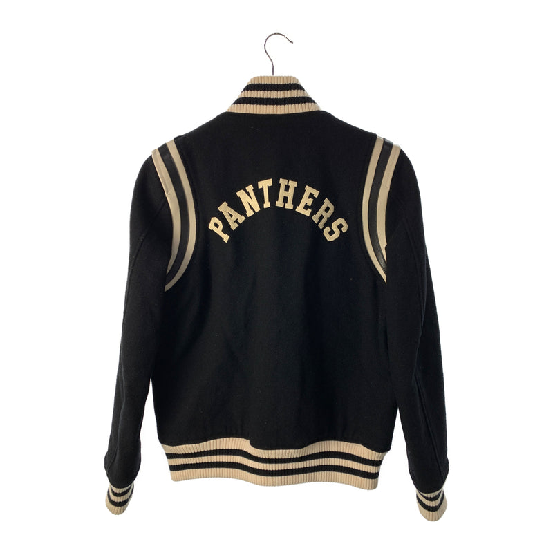 HYSTERIC GLAMOUR/Baseball Jkt/S/Black/Wool/