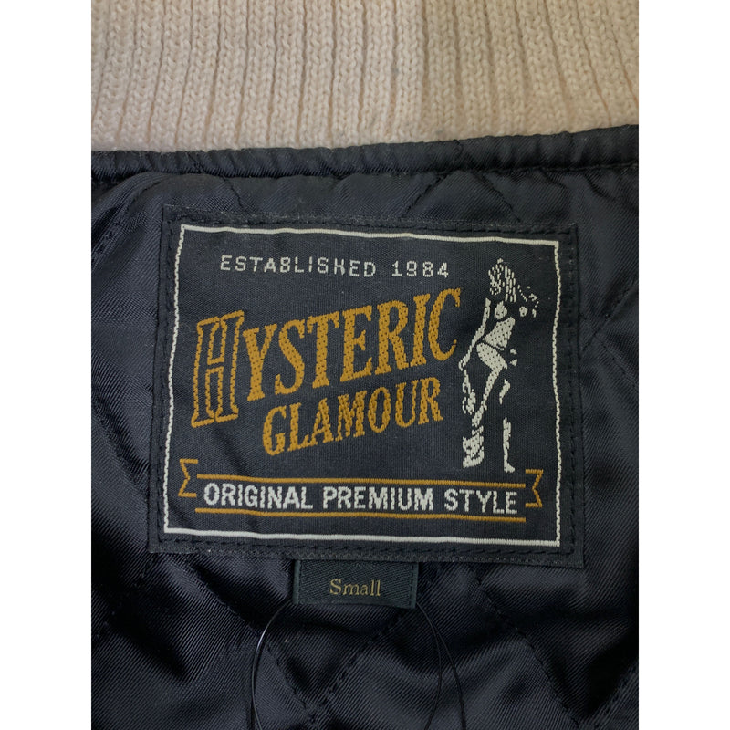 HYSTERIC GLAMOUR/Baseball Jkt/S/Black/Wool/