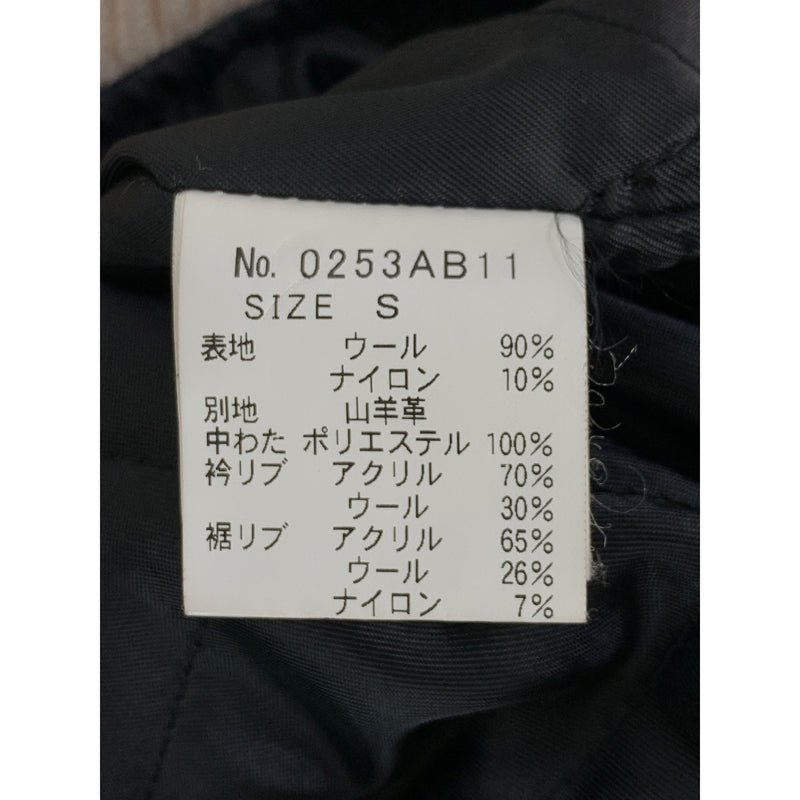 HYSTERIC GLAMOUR/Baseball Jkt/S/Black/Wool/