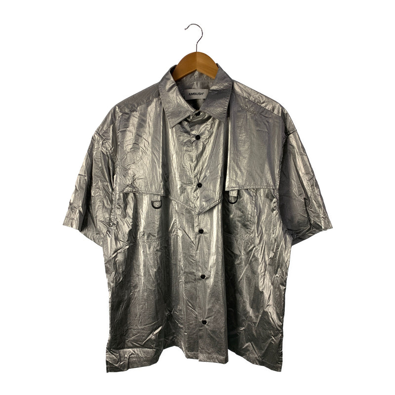 AMBUSH/SS Shirt/2/Silver/Polyester/12112020