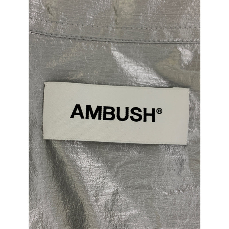 AMBUSH/SS Shirt/2/Silver/Polyester/12112020