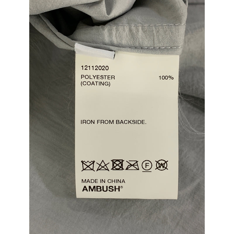 AMBUSH/SS Shirt/2/Silver/Polyester/12112020