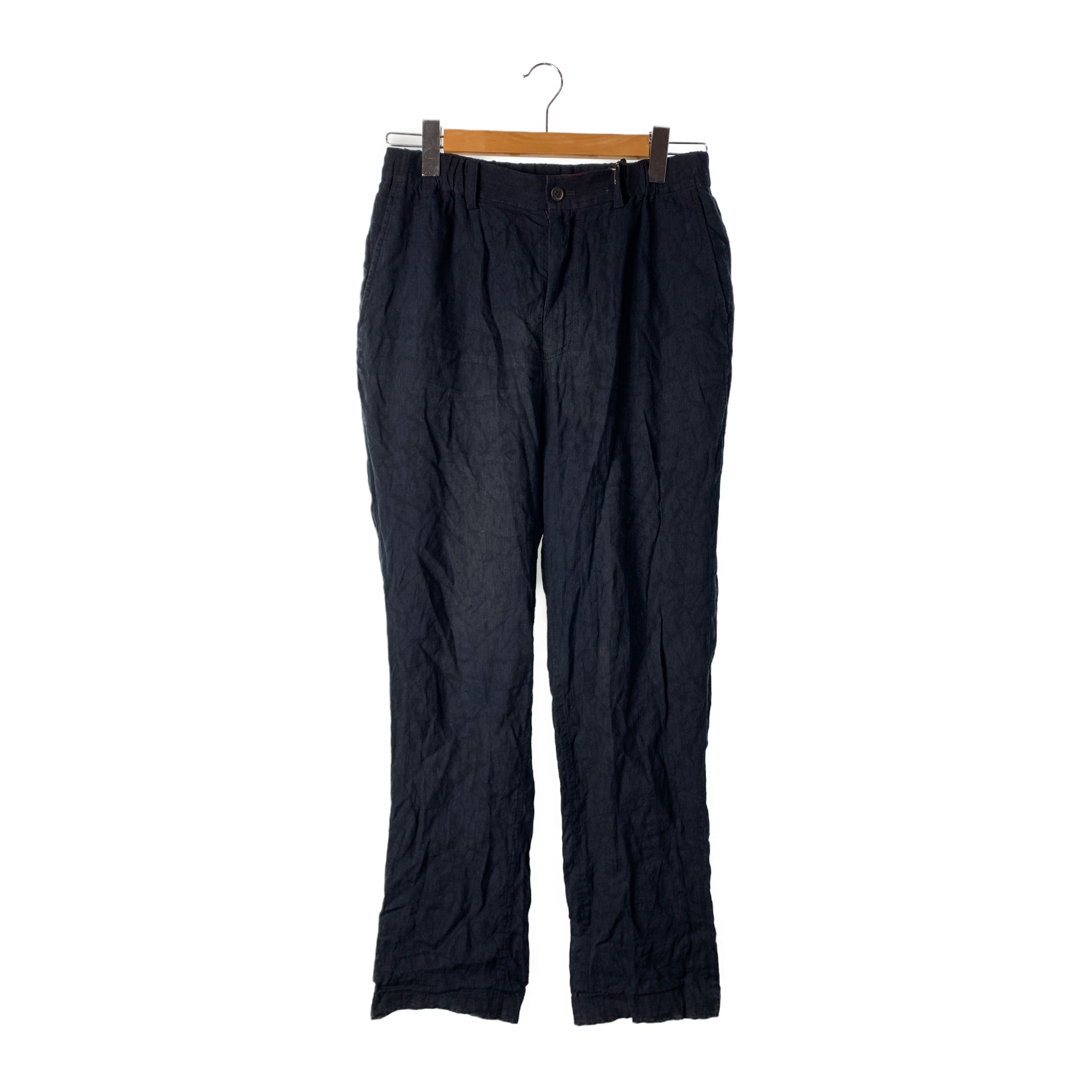 ISSEY MIYAKE MEN/Pants/1/Navy/Hemp/ME71FF267 view 1
