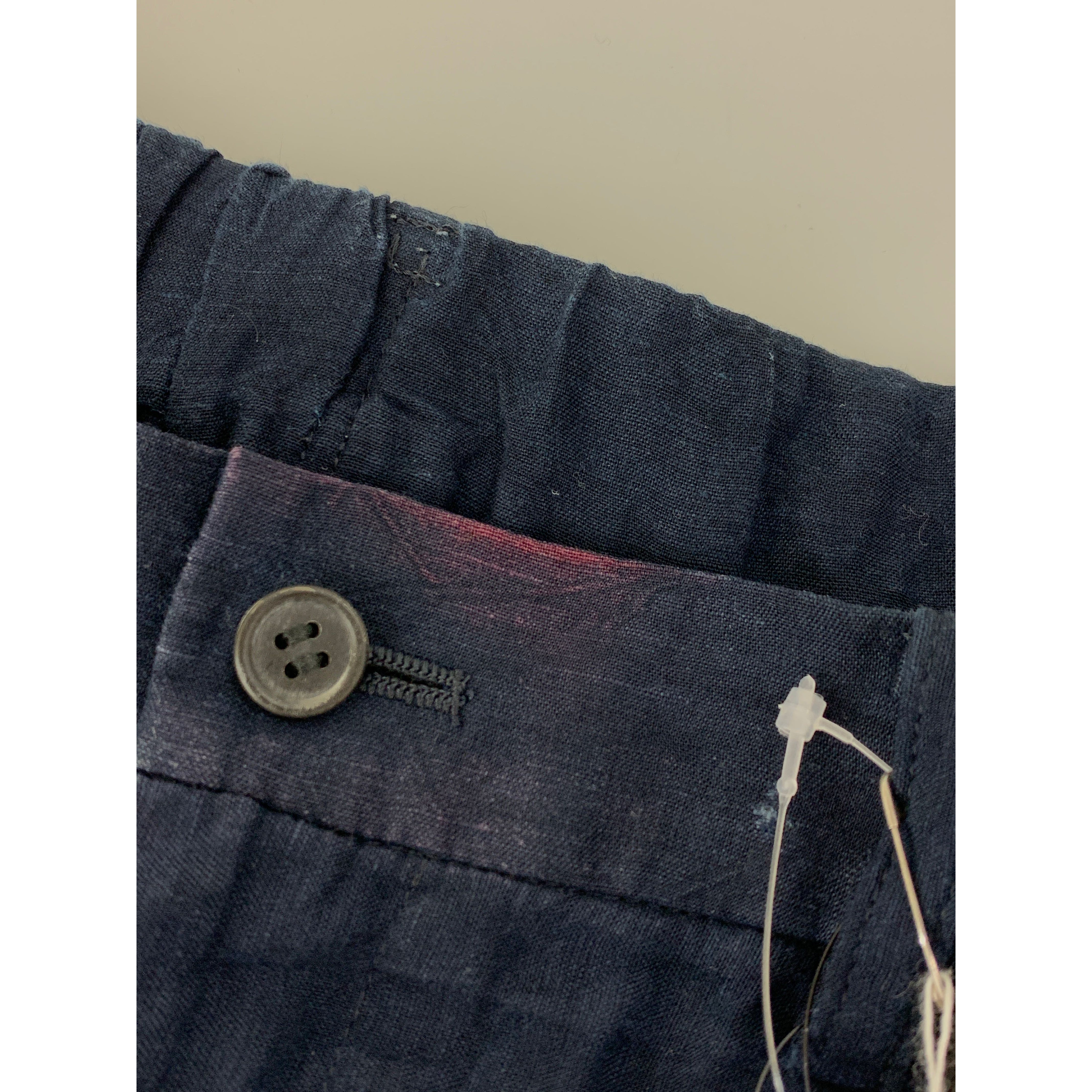 ISSEY MIYAKE MEN/Pants/1/Navy/Hemp/ME71FF267 view 3