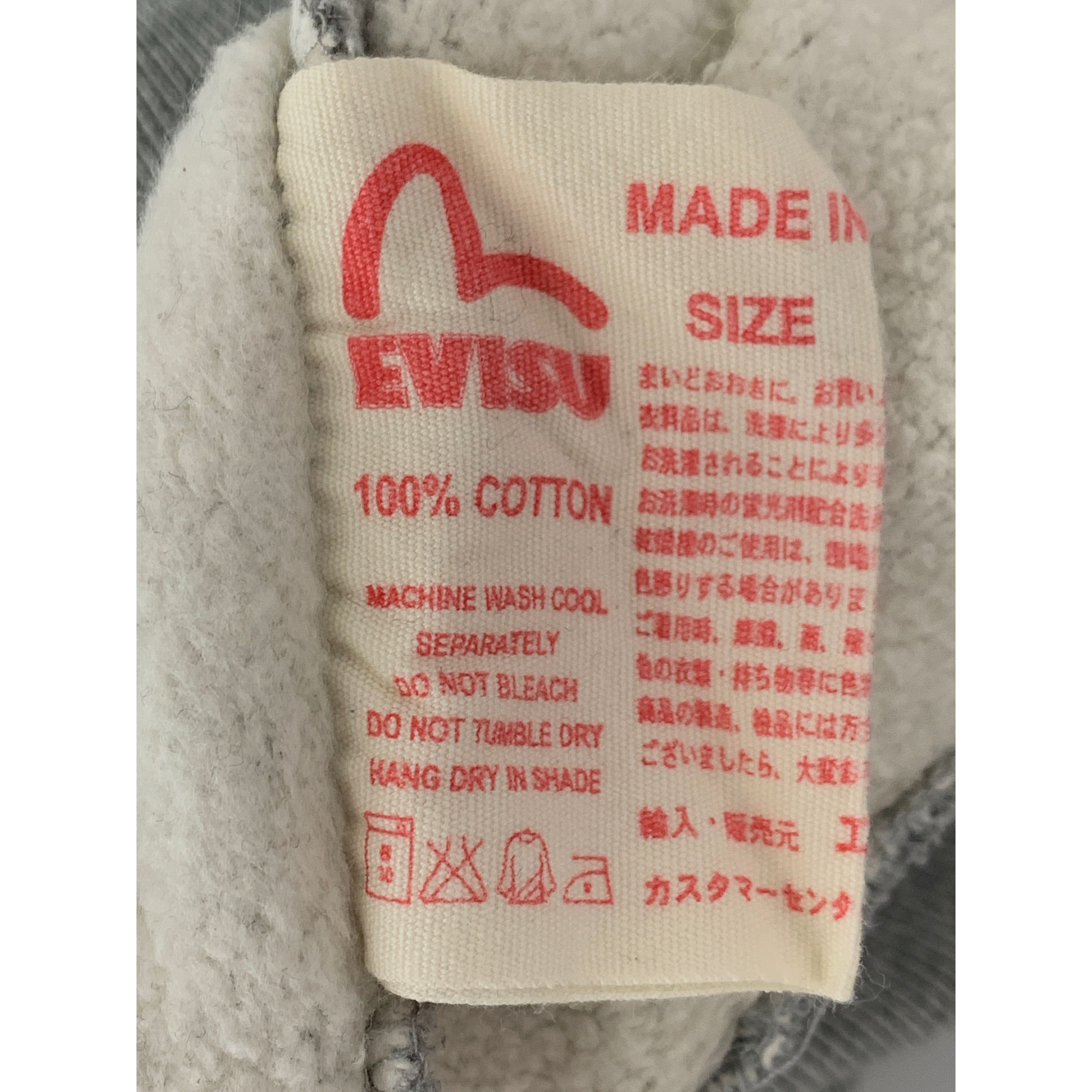 EVISU/Hoodie/32/Gray/Cotton/ view 4