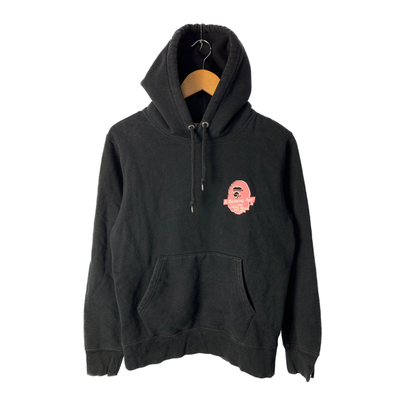 BAPE/Hoodie/M/Black/Cotton/