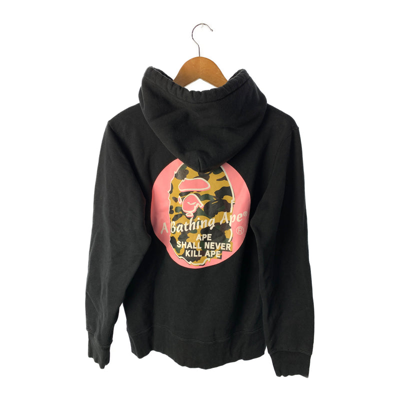 BAPE/Hoodie/M/Black/Cotton/