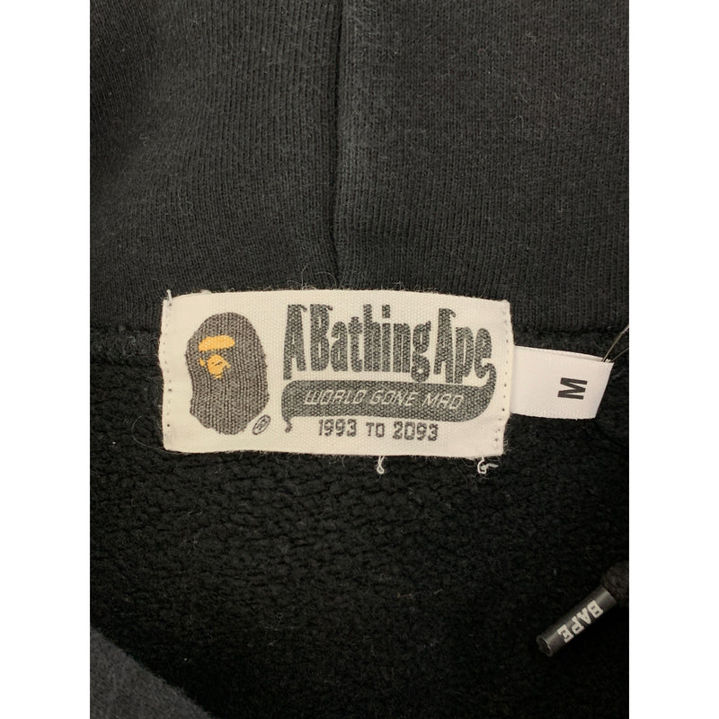 BAPE/Hoodie/M/Black/Cotton/