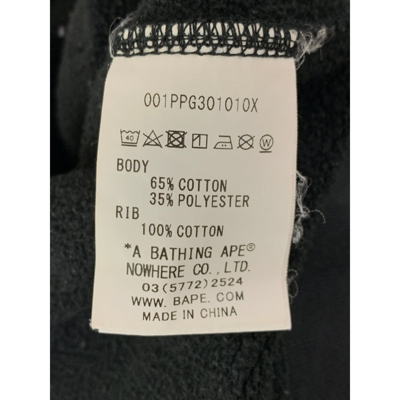 BAPE/Hoodie/M/Black/Cotton/