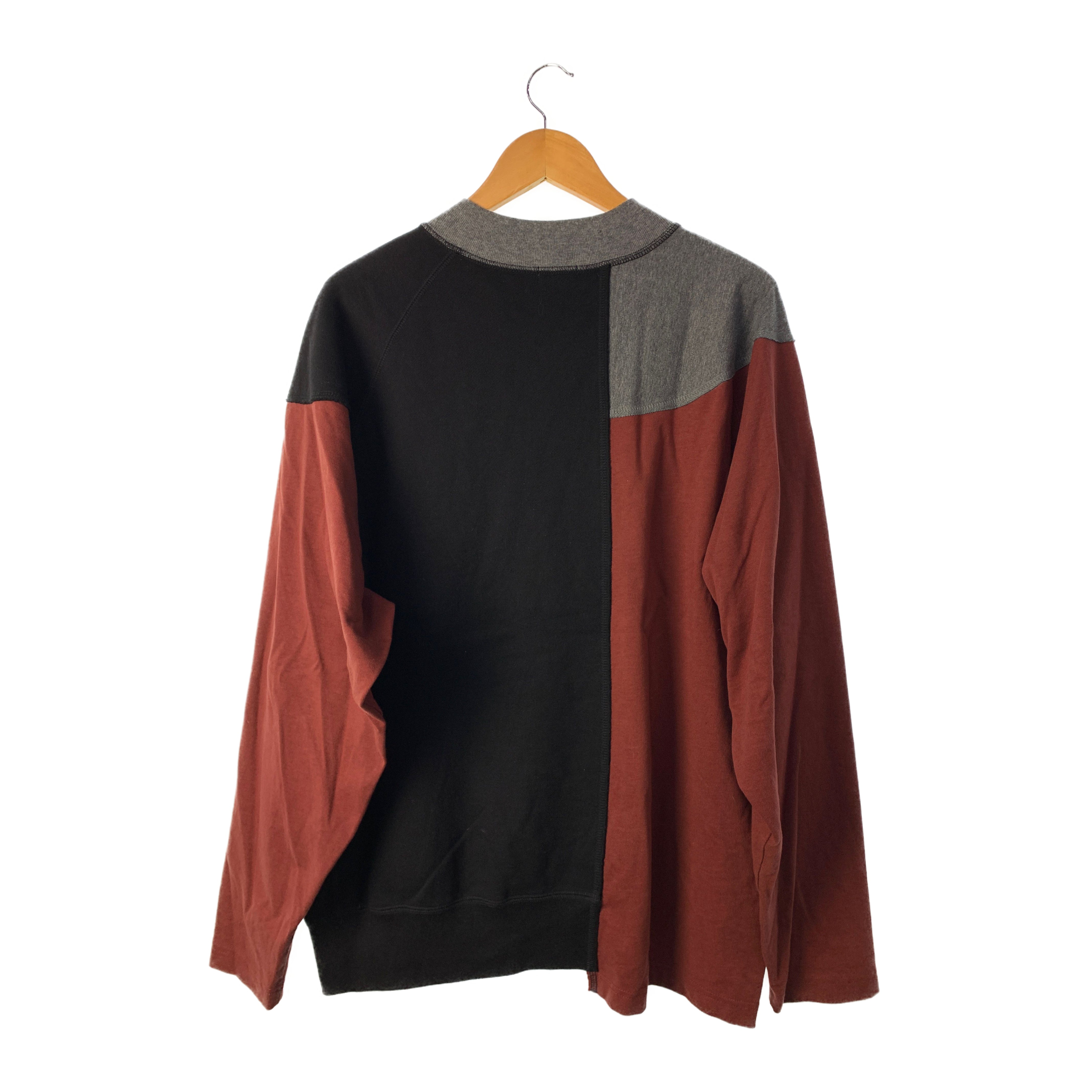 kolor / BEACON/ BEACON/Sweatshirt/2/Black/Cotton/22WBM-T02231 view 2