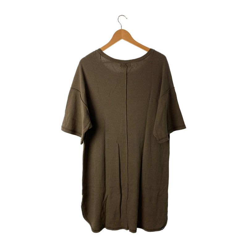 HYSTERIC GLAMOUR/SS Dress/FREE/Brown/Cotton/01232CO02