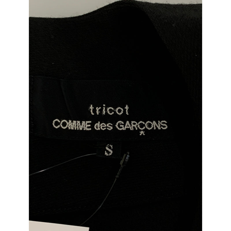 tricot COMME des GARCONS/SS Dress/S/Black/Wool/TN-O002