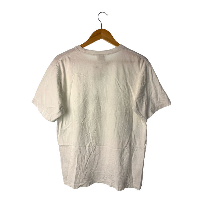 BAPE/T-Shirt/L/White/Cotton/Graphic/