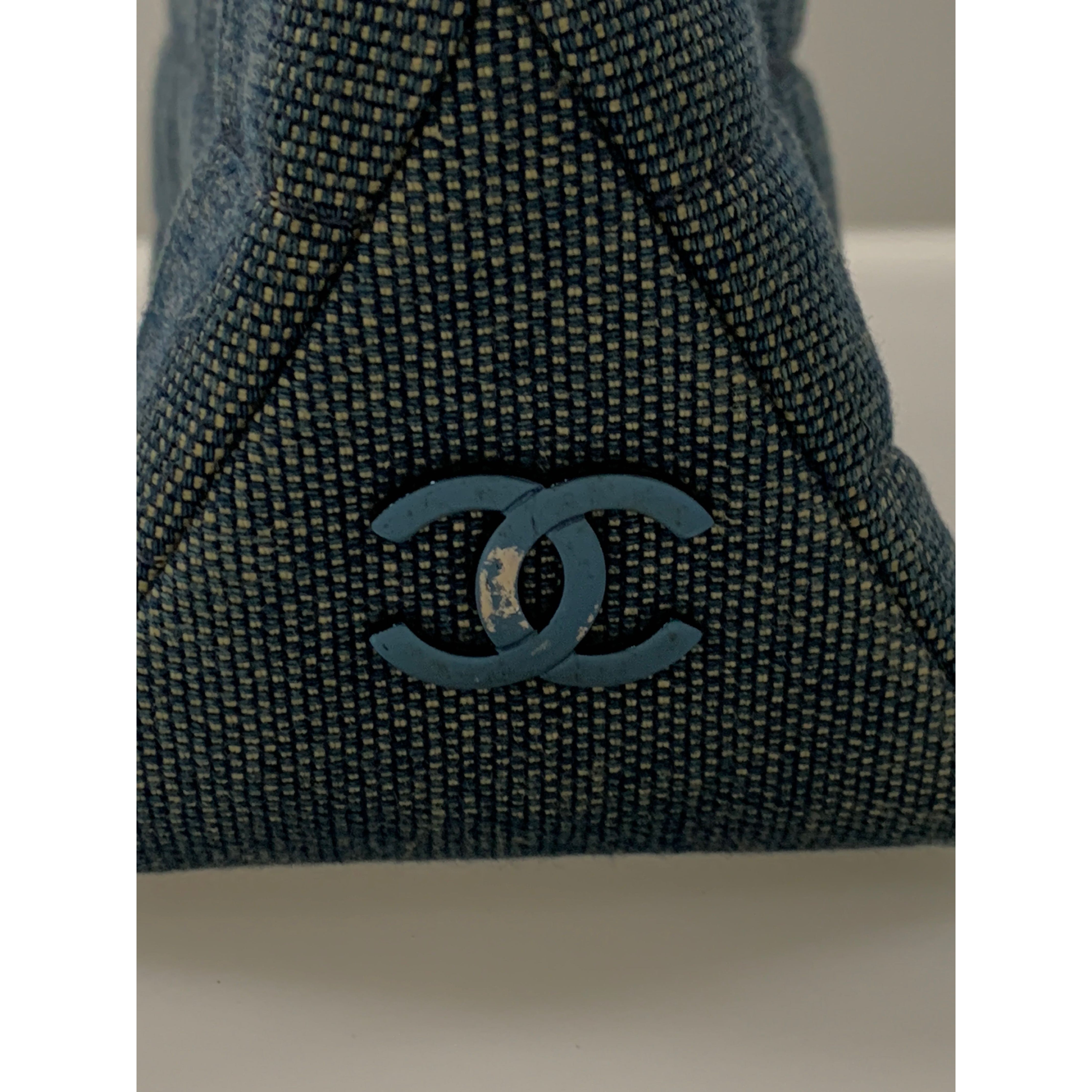 CHANEL/Tote Bag/Indigo/Denim/ view 6
