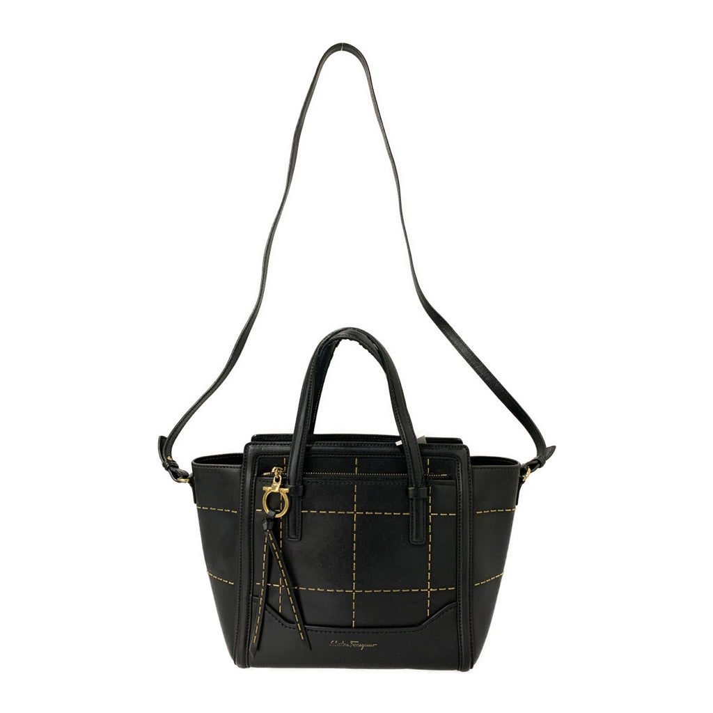 ハンドバッグ FERRAGAMO HAND BAG (219474776541 NERONERONERO) FERRAGAMO HAND BAG (219474776541 NERONERONERO) (FERRAGAMO