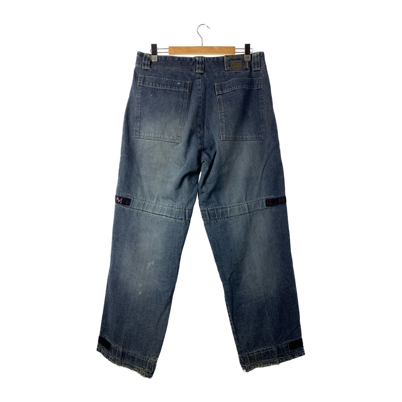 MARITHE FRANCOIS GIRBAUD/Straight Pants/36/Indigo/Cotton/