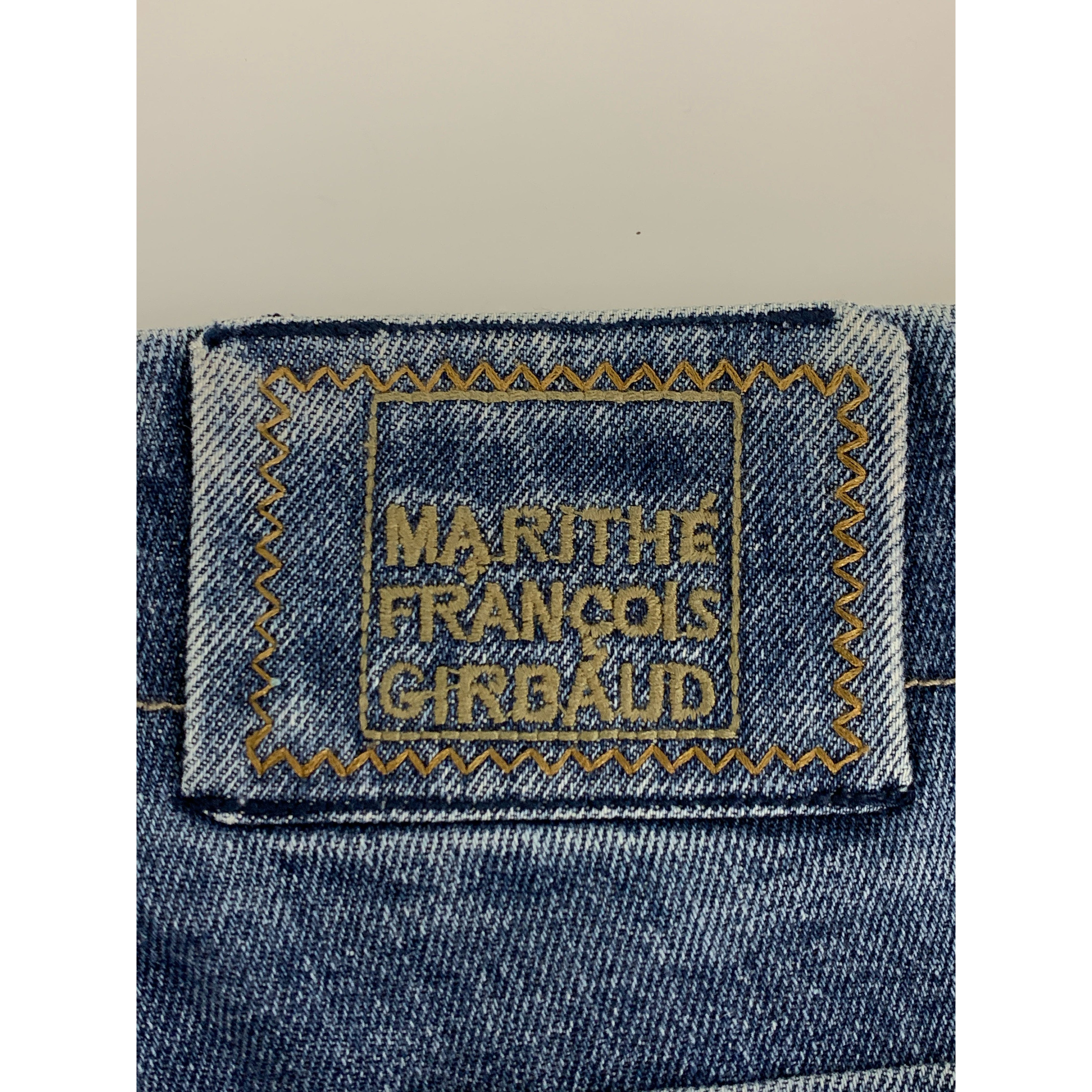 MARITHE FRANCOIS GIRBAUD/Straight Pants/36/Indigo/Cotton/ view 3