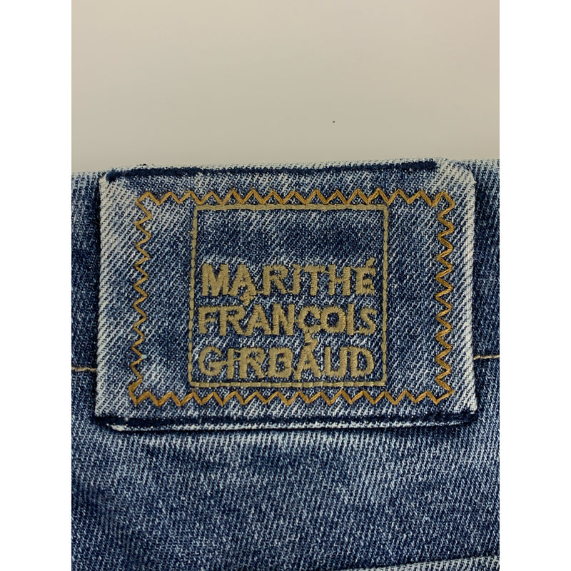 MARITHE FRANCOIS GIRBAUD/Straight Pants/36/Indigo/Cotton/