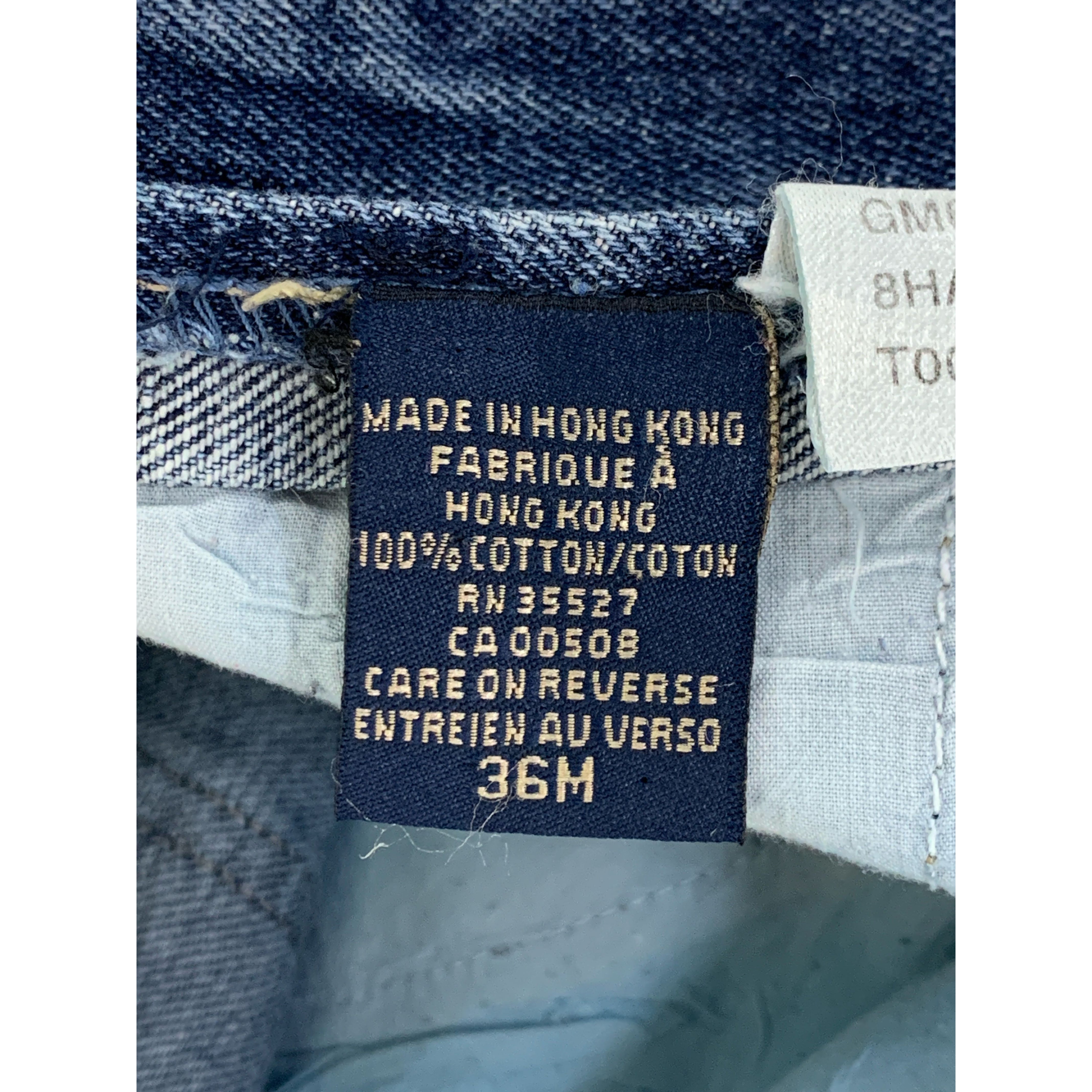 MARITHE FRANCOIS GIRBAUD/Straight Pants/36/Indigo/Cotton/ view 4