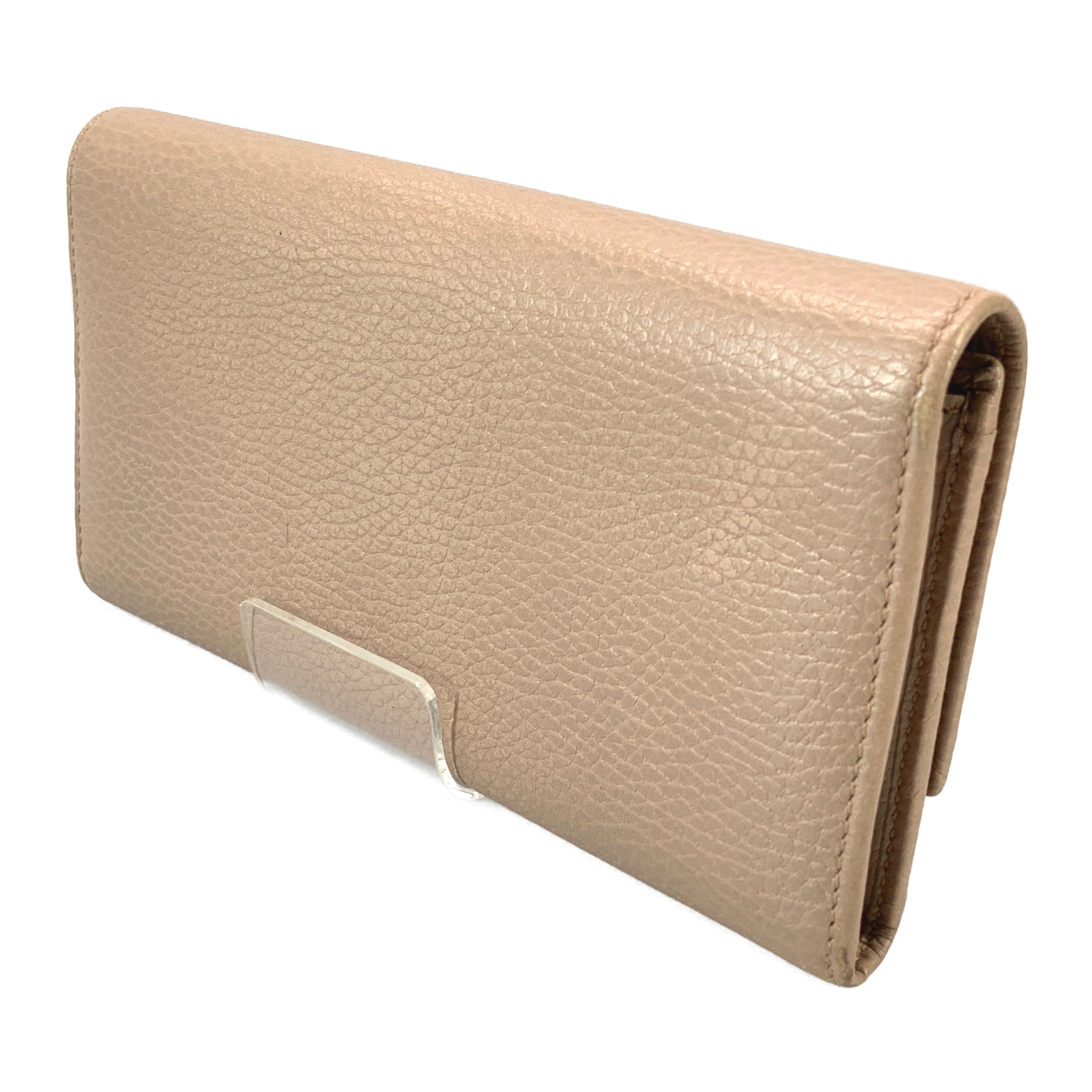 GUCCI/Long Wallet/Beige/Leather/Monogram/ view 2