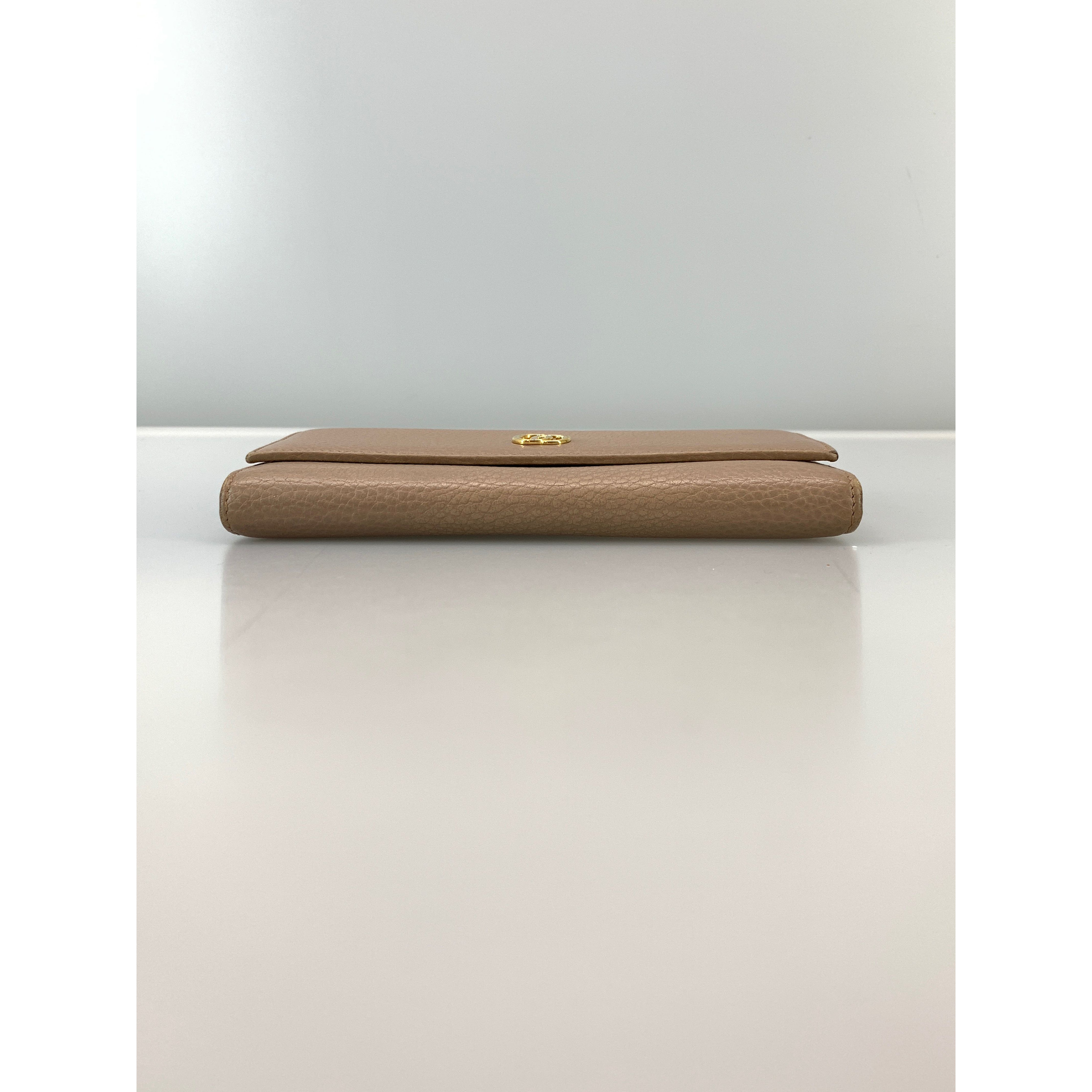 GUCCI/Long Wallet/Beige/Leather/Monogram/ view 3