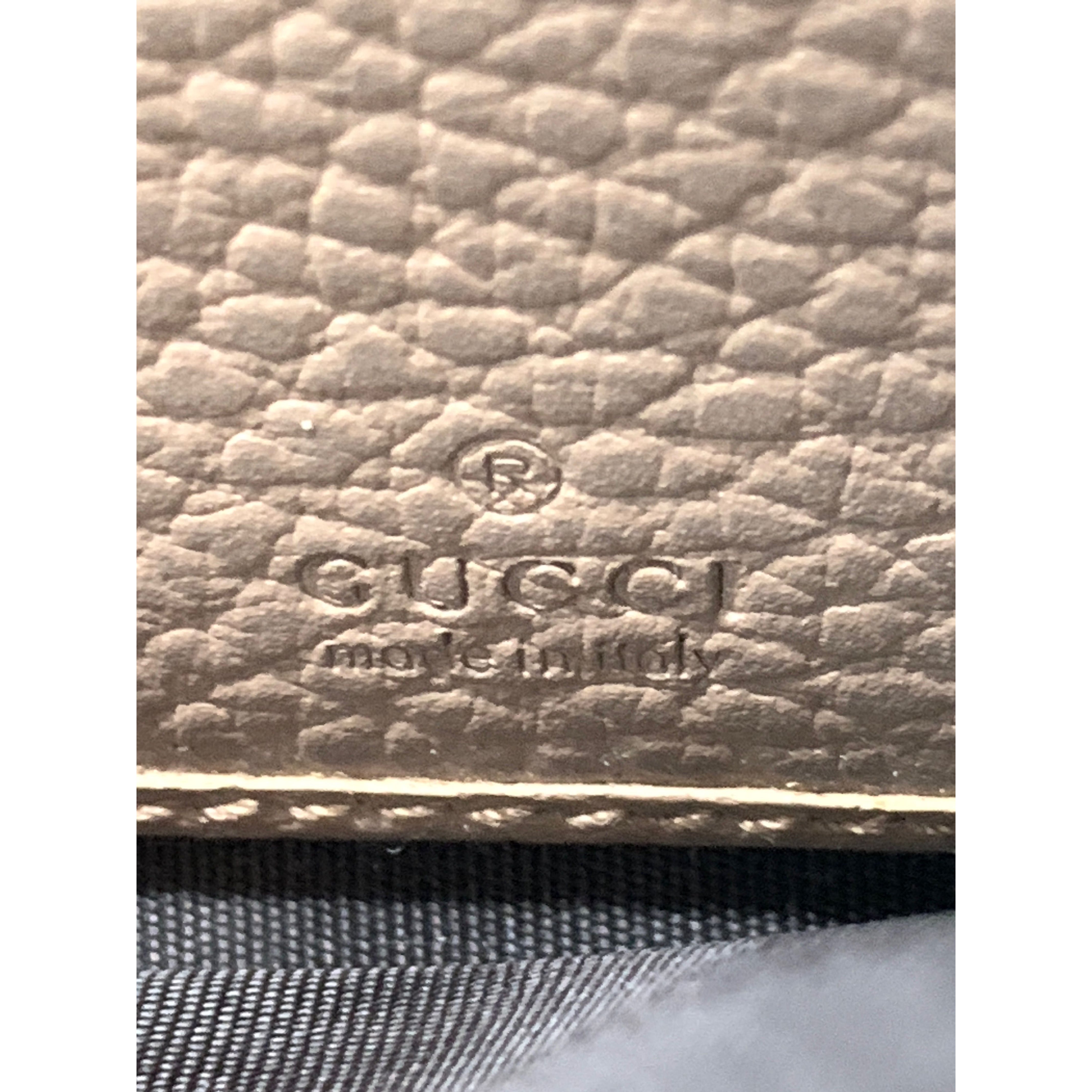 GUCCI/Long Wallet/Beige/Leather/Monogram/ view 5