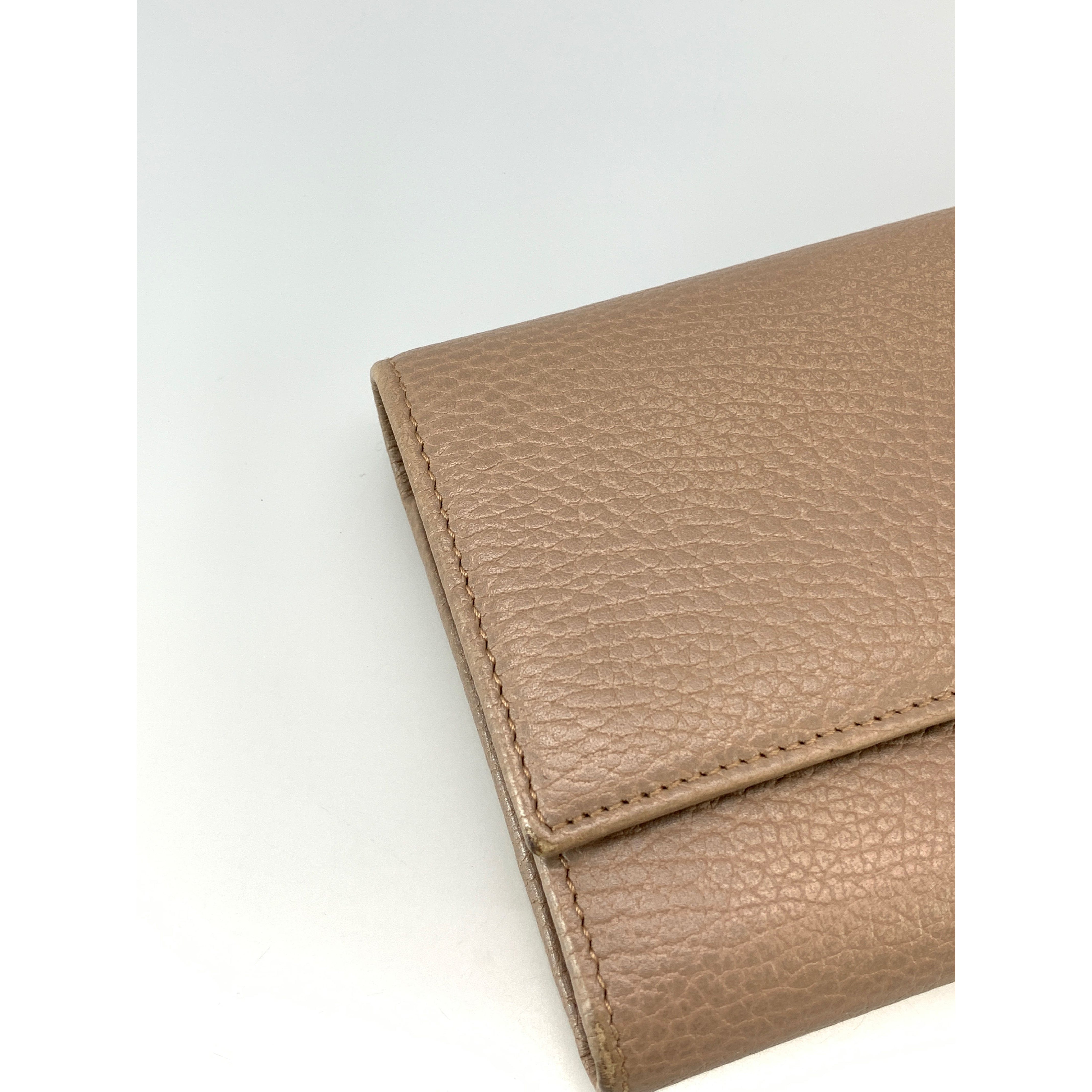 GUCCI/Long Wallet/Beige/Leather/Monogram/ view 6