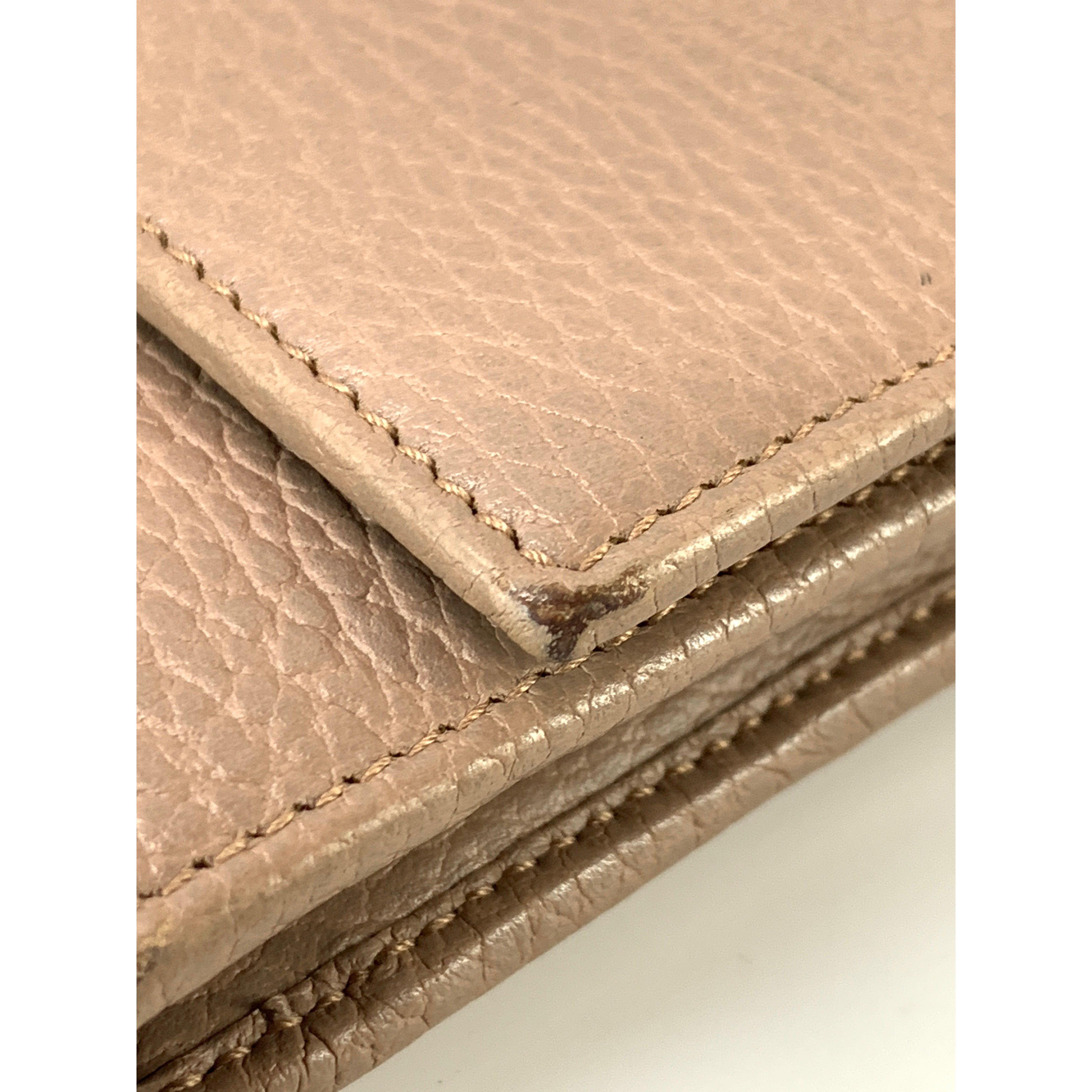 GUCCI/Long Wallet/Beige/Leather/Monogram/ view 7
