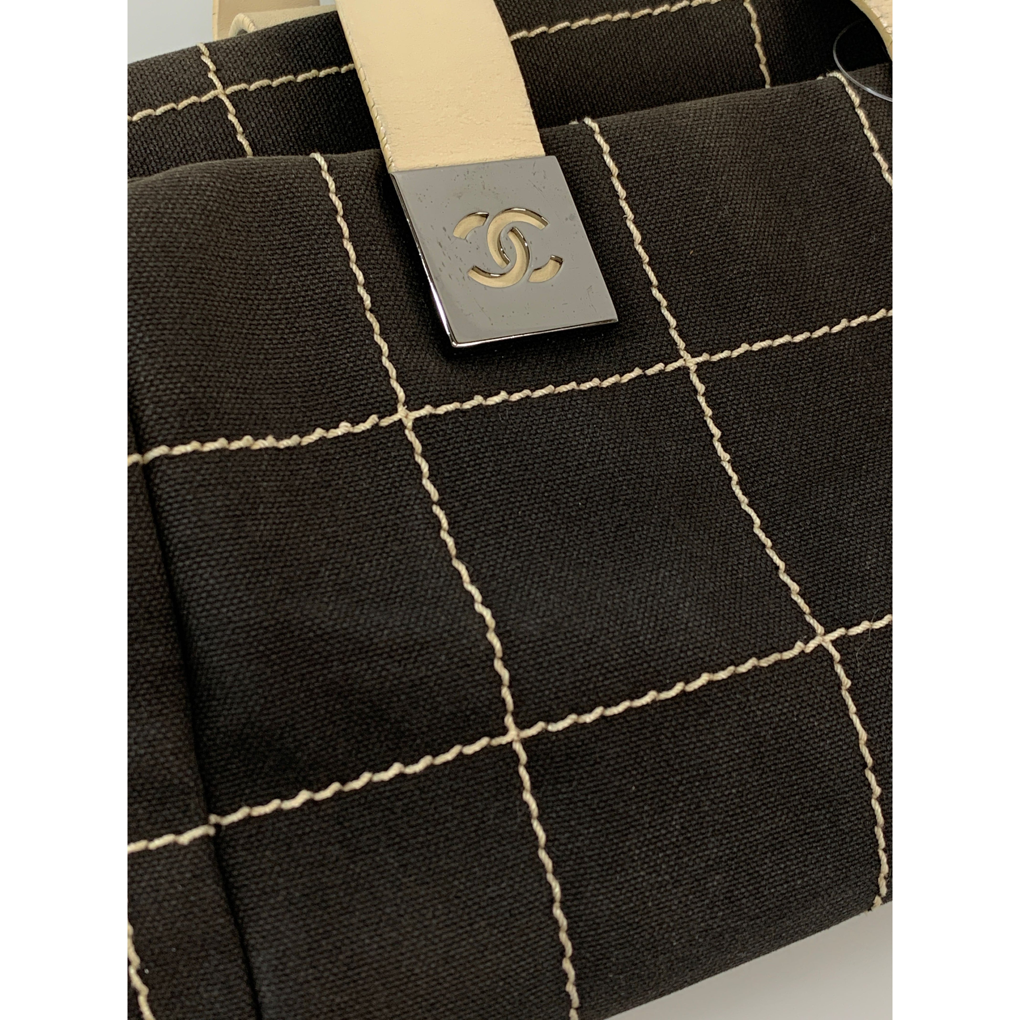 CHANEL/Hand Bag/Brown/Cotton/Plain view 6