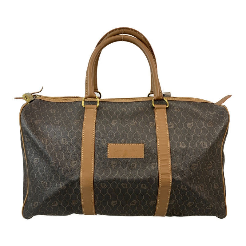 Christian Dior/Boston Bag/Brown/All Over Print/