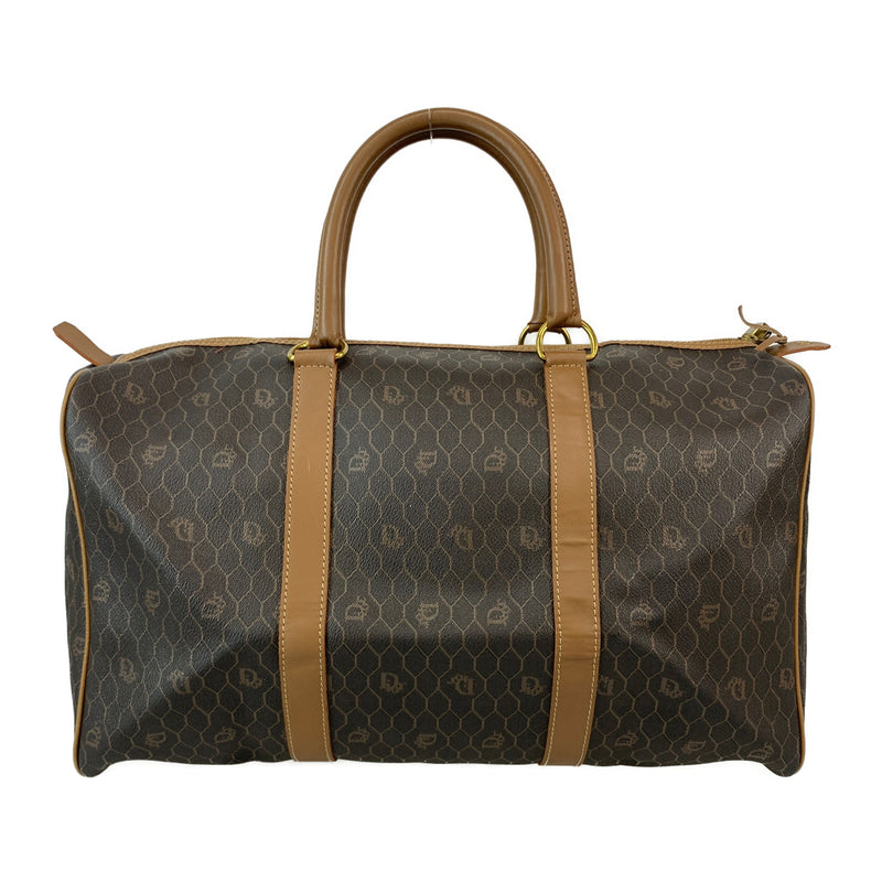Christian Dior/Boston Bag/Brown/All Over Print/