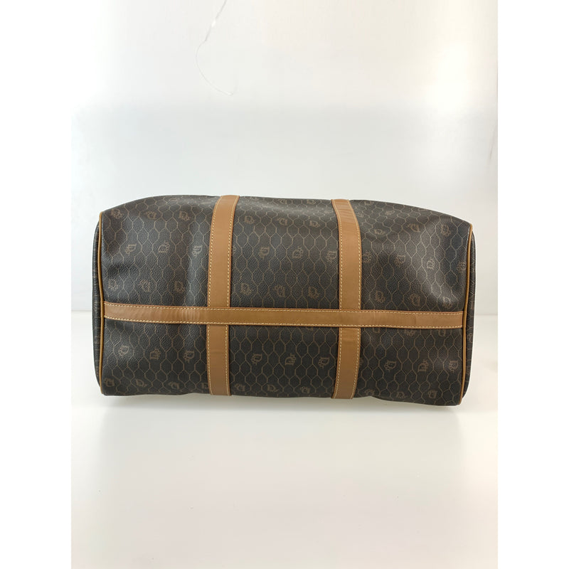 Christian Dior/Boston Bag/Brown/All Over Print/