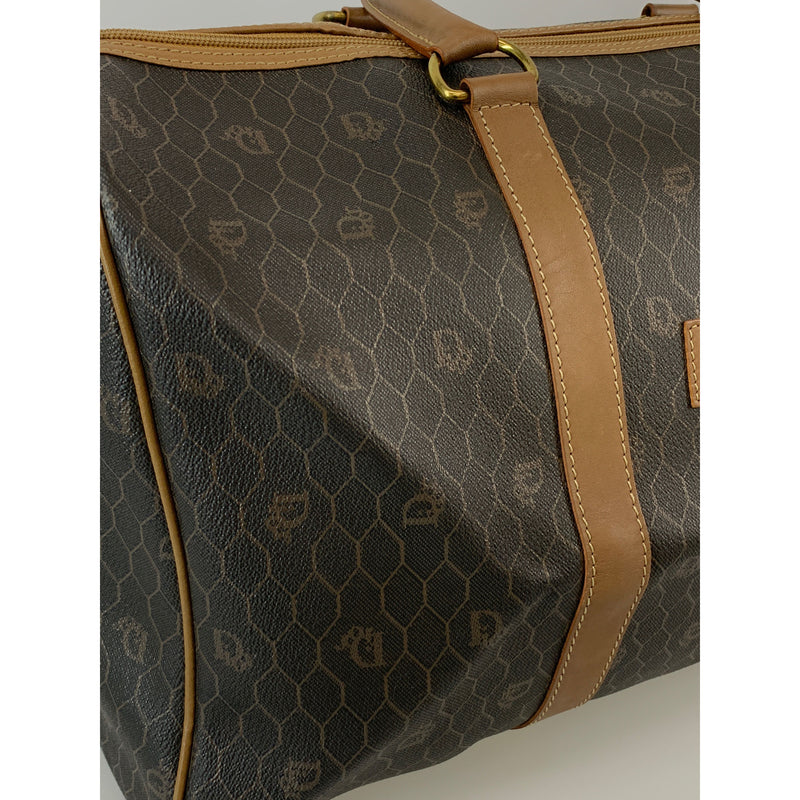 Christian Dior/Boston Bag/Brown/All Over Print/