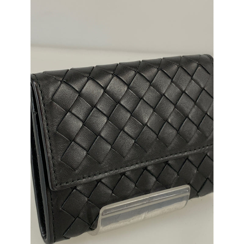 BOTTEGA VENETA/Card Case/Black/Leather/