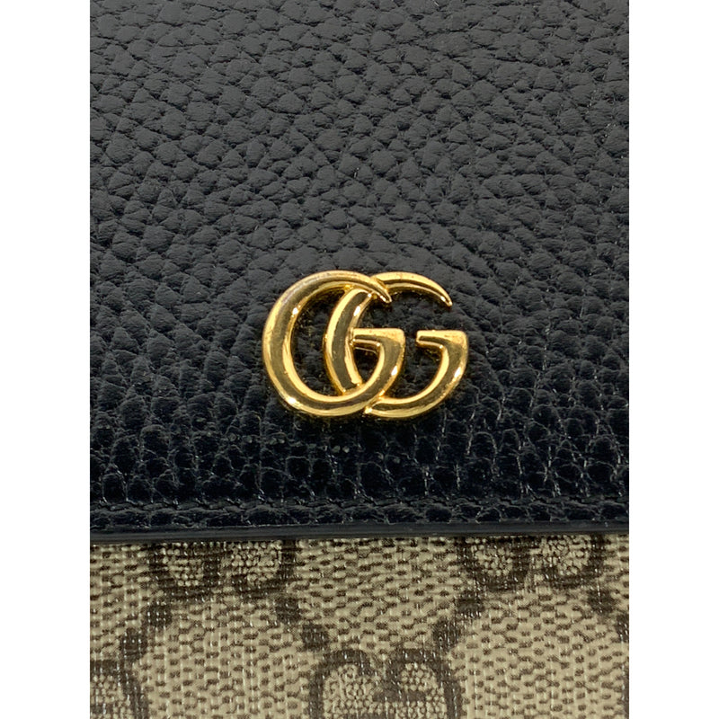 GUCCI/Bifold Wallet/Brown/Leather/598587・493075