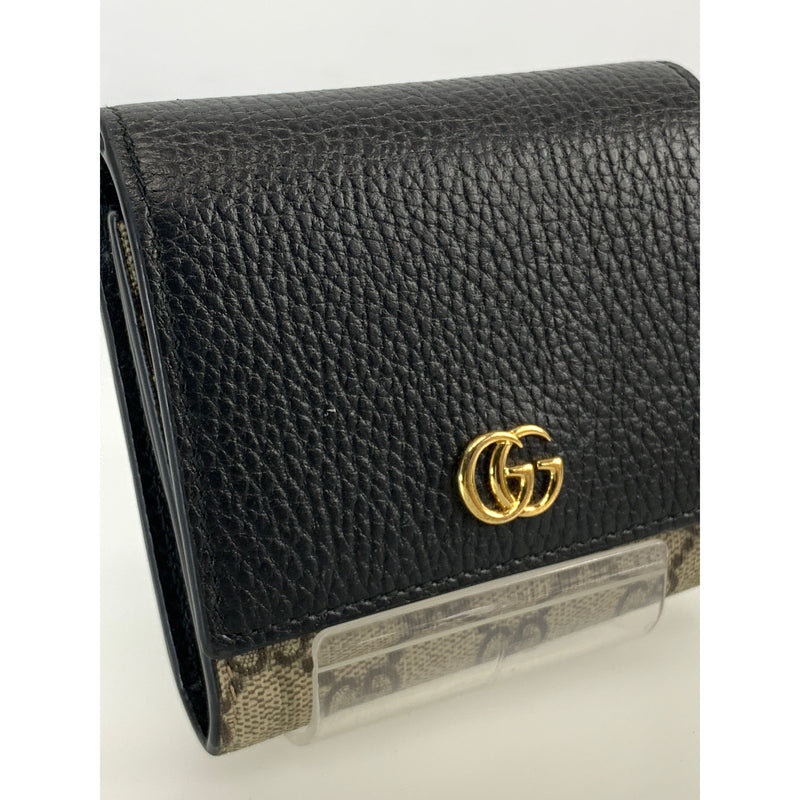 GUCCI/Bifold Wallet/Brown/Leather/598587・493075