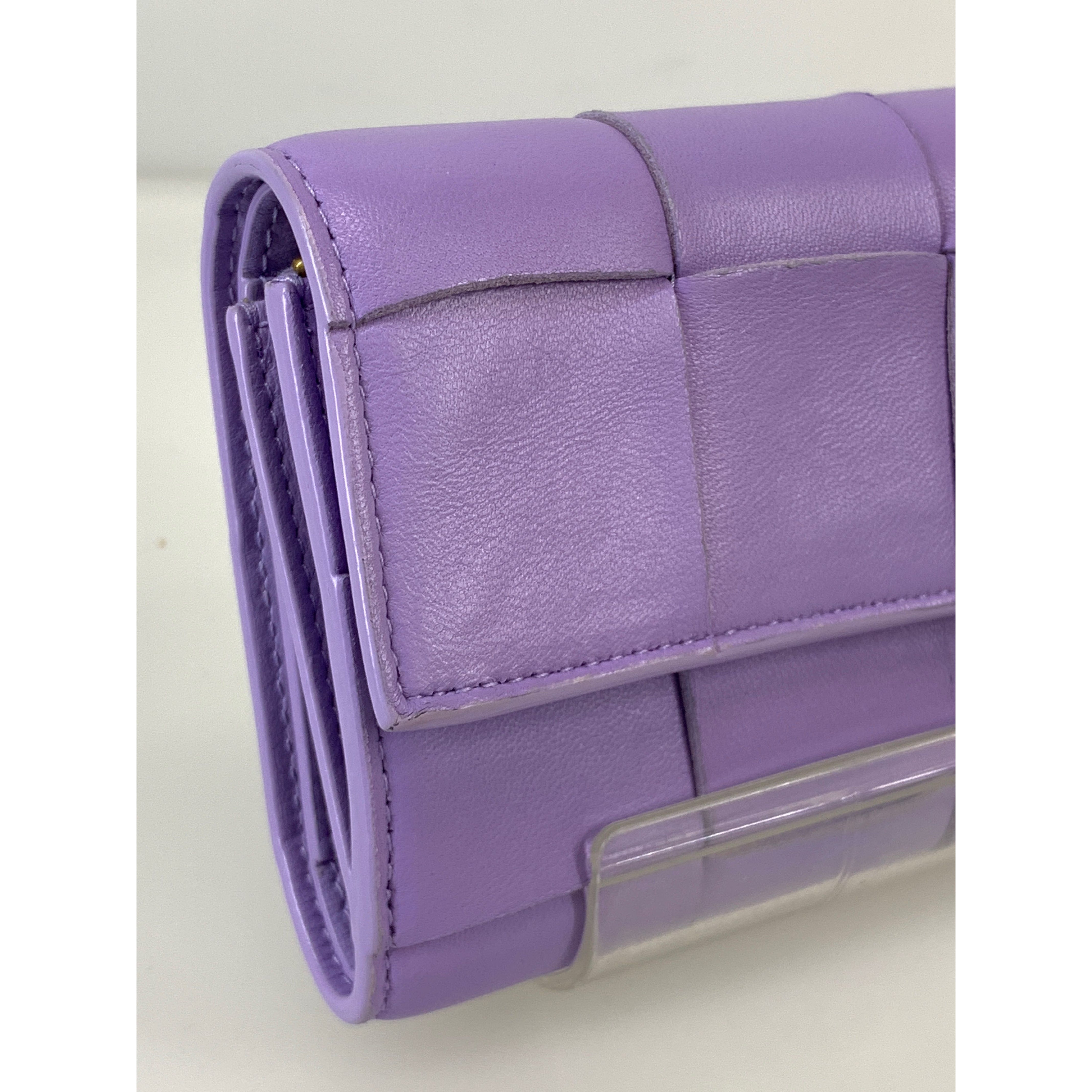 BOTTEGA VENETA/Trifold Wallet/Purple/ view 6