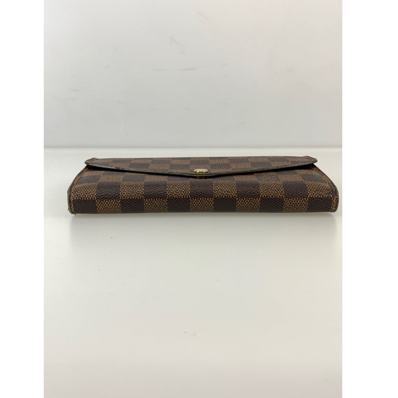 LOUIS VUITTON/Long Wallet/Brown/PORTEFEUILLE SARA_DAMIER EBENE/N63209