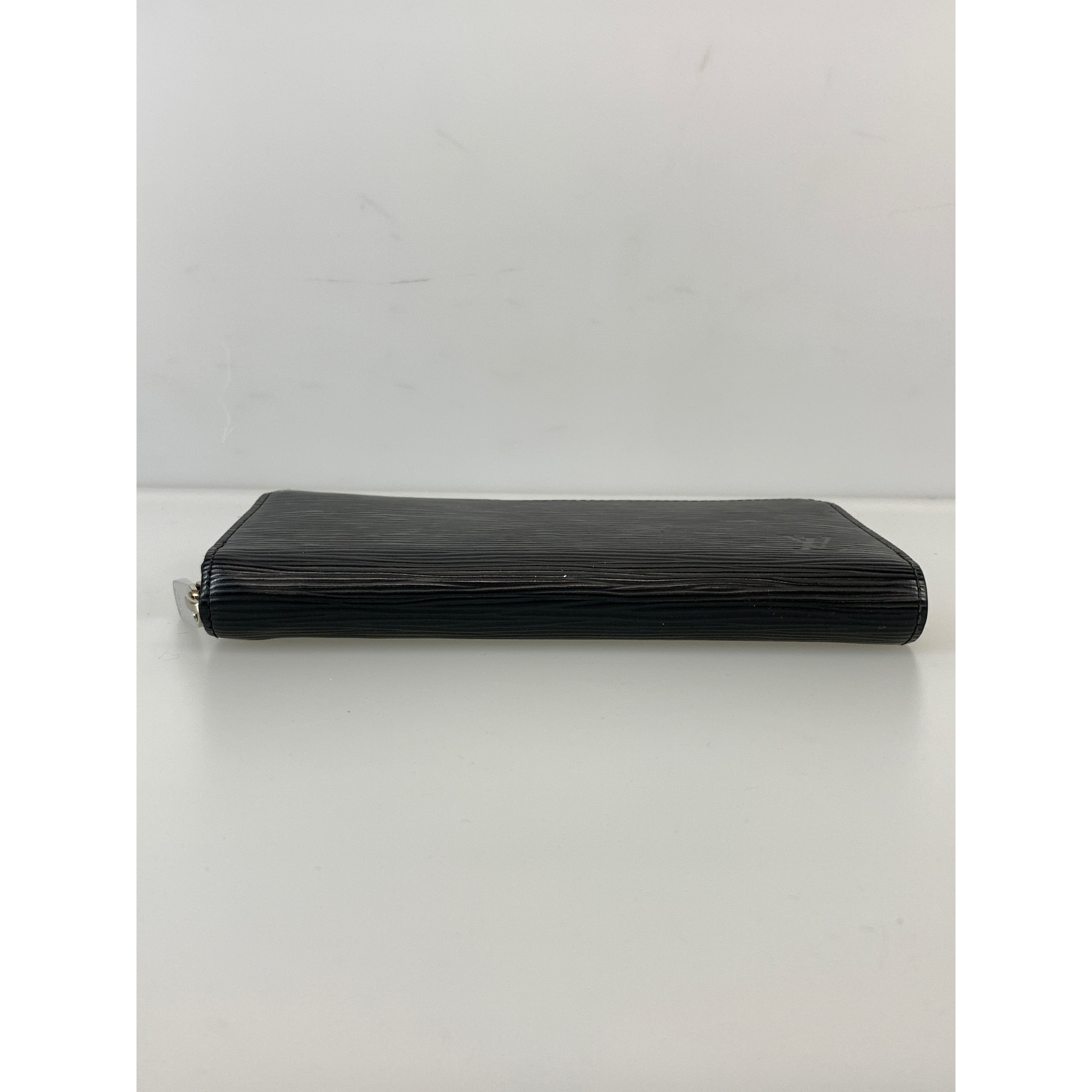 LOUIS VUITTON/Long Wallet/Black/Leather/ZIPPY WALLET_EPI/M61857 view 3