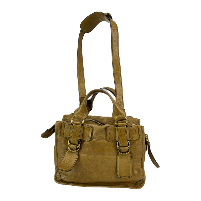 Chloe/Cross Body Bag/Camel/Leather/