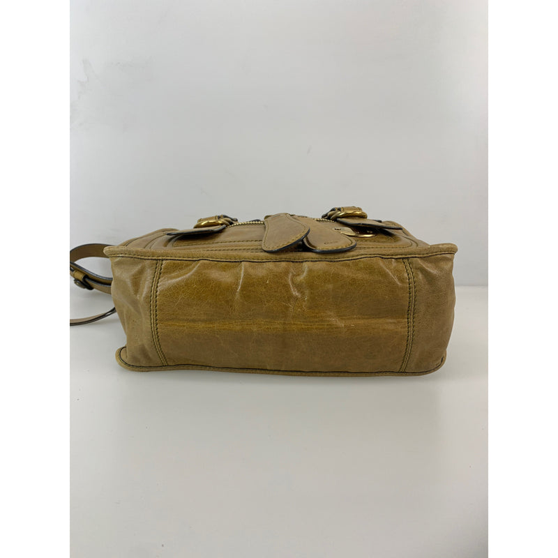 Chloe/Cross Body Bag/Camel/Leather/